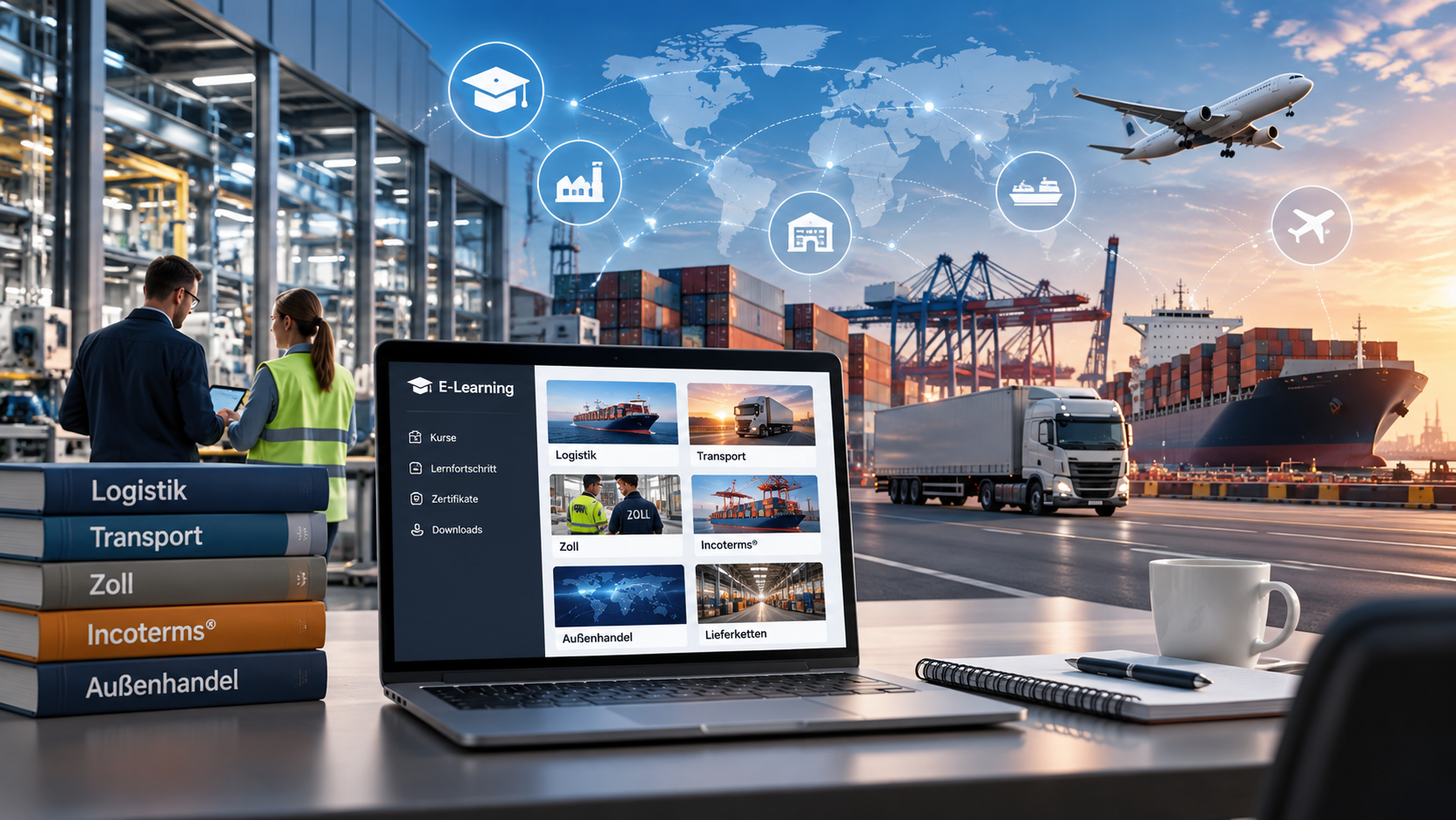 E-Learning für Logistik, Industrie und Außenhandel